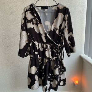 Mini wrap dress